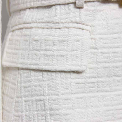 SD-HK Double-Breasted Blazers With Buckle for Women