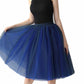 Lady's Princess Tutu Skirt Tulle Mini Short Skirt Ombre Underskirt