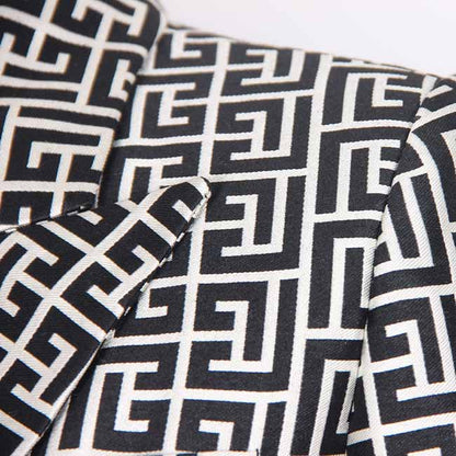 Women double breasted coat dress mid-length blazer dress with belt