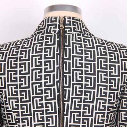 Women double breasted coat dress mid-length blazer dress with belt