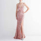 Women Sphagetti Strap Sequin Party Dres Formal Event Dress