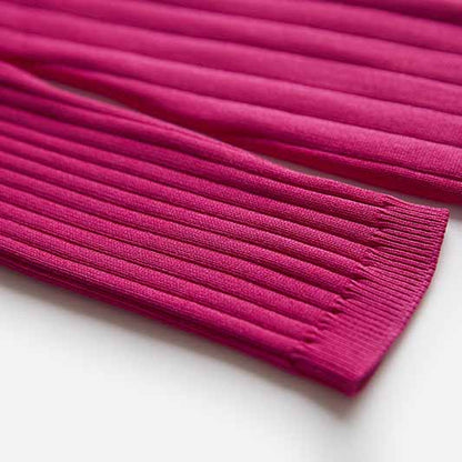 Women Knitted Mini Dress Ladies Long Sleeve Mini Knitted dress