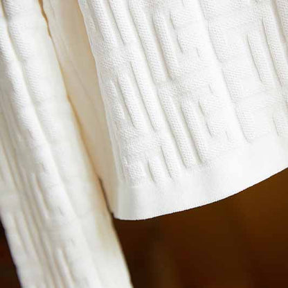 Sexy Cable Bodycon Knitted Skirt Suits Two Piece Skirt Set