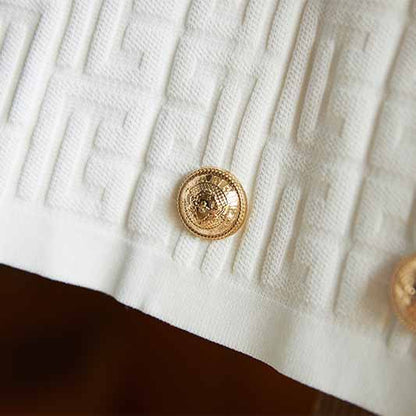 Sexy Cable Bodycon Knitted Skirt Suits Two Piece Skirt Set