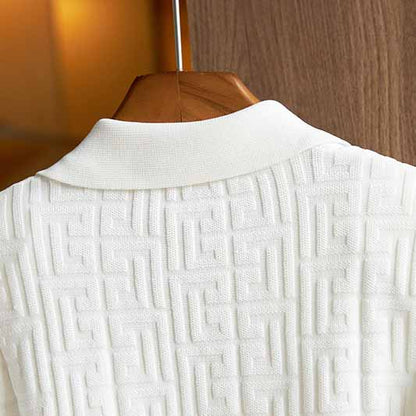 Sexy Cable Bodycon Knitted Skirt Suits Two Piece Skirt Set