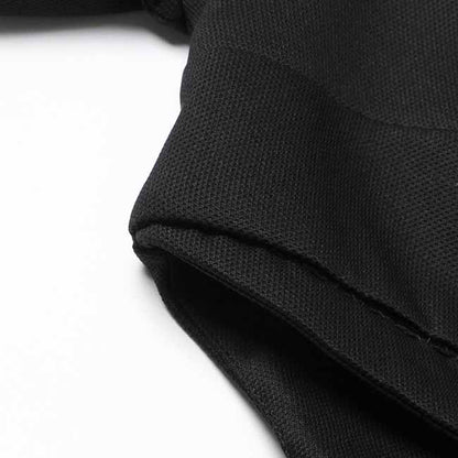 Womens Sexy Black Bodysuit Long Sleeve Top