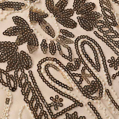 Kid's Fringed Flapper Dress Sequin Short Gala Dress