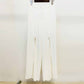 Women's White Lace-Up 2 Piece Bell-bottomed Pantsuit Sizes 6-14