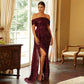 Wedding Off The Shoulder Sequin Prom Dress Evening Party Dress