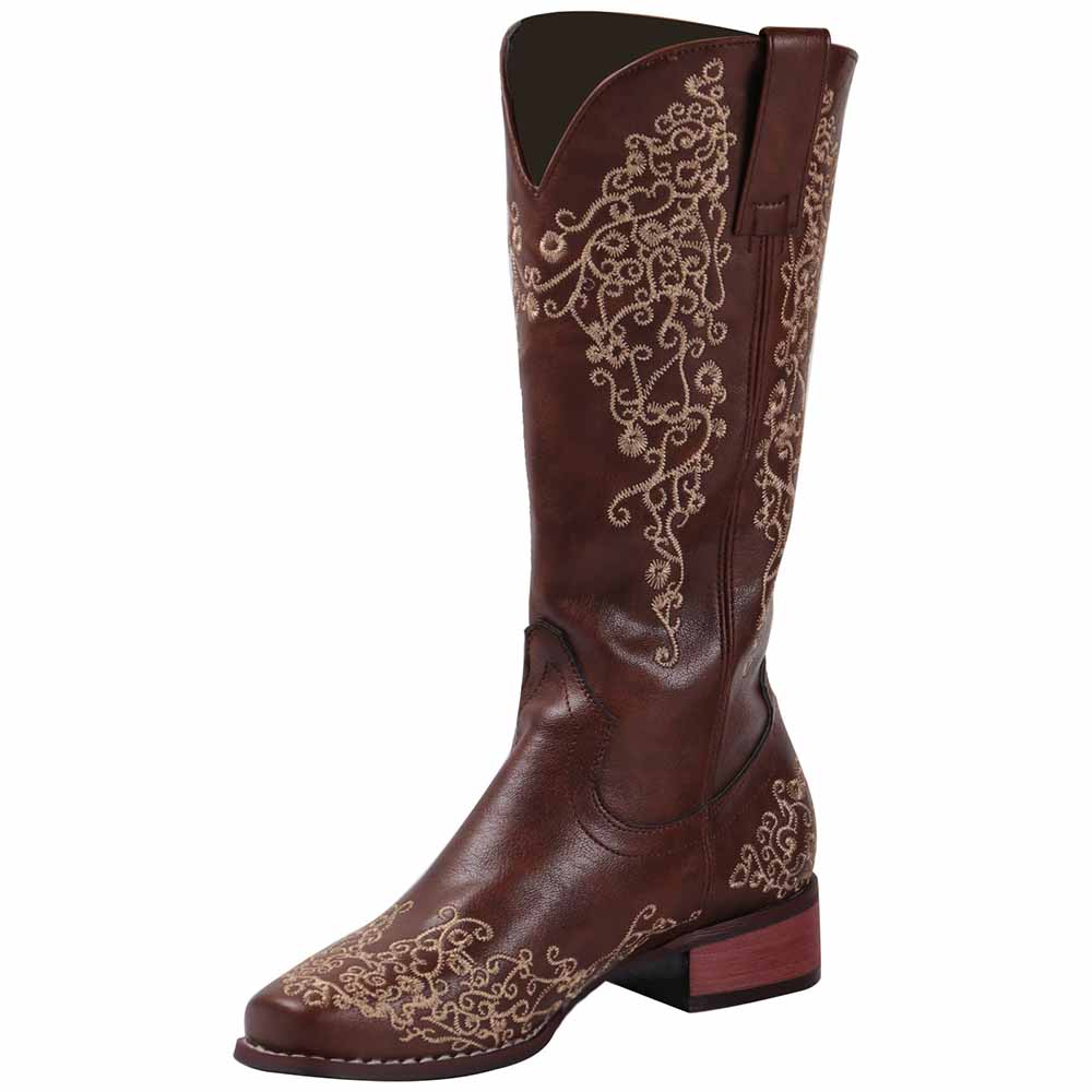 Women Western Boots Cowgirl Boots Ladies Country Dress Boots