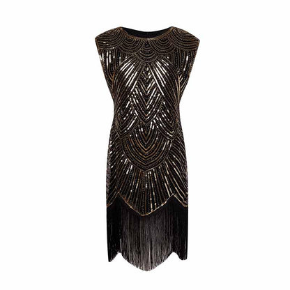 Kid's Dazzling Flapper Costume Sequin Short Prom Dress