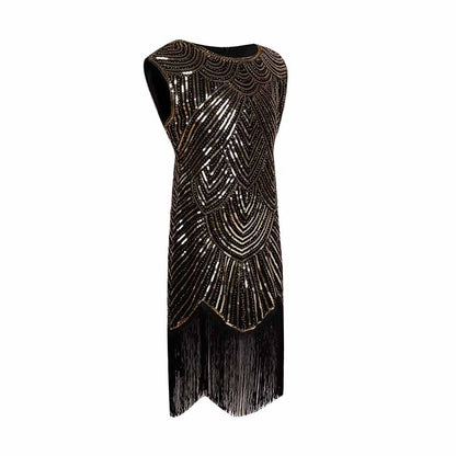 Kid's Dazzling Flapper Costume Sequin Short Prom Dress