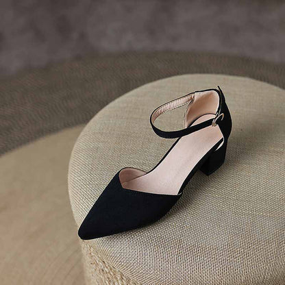 Women's Mary Jane Kitten Heel Pumps Mid Low Heels