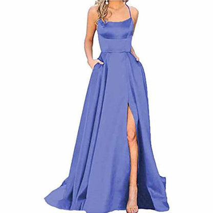 Cornflower blue gowns