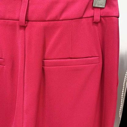 Women Pant Suits 2 Piece Fashion Suits with Belt Blazer Pant Formal Suits