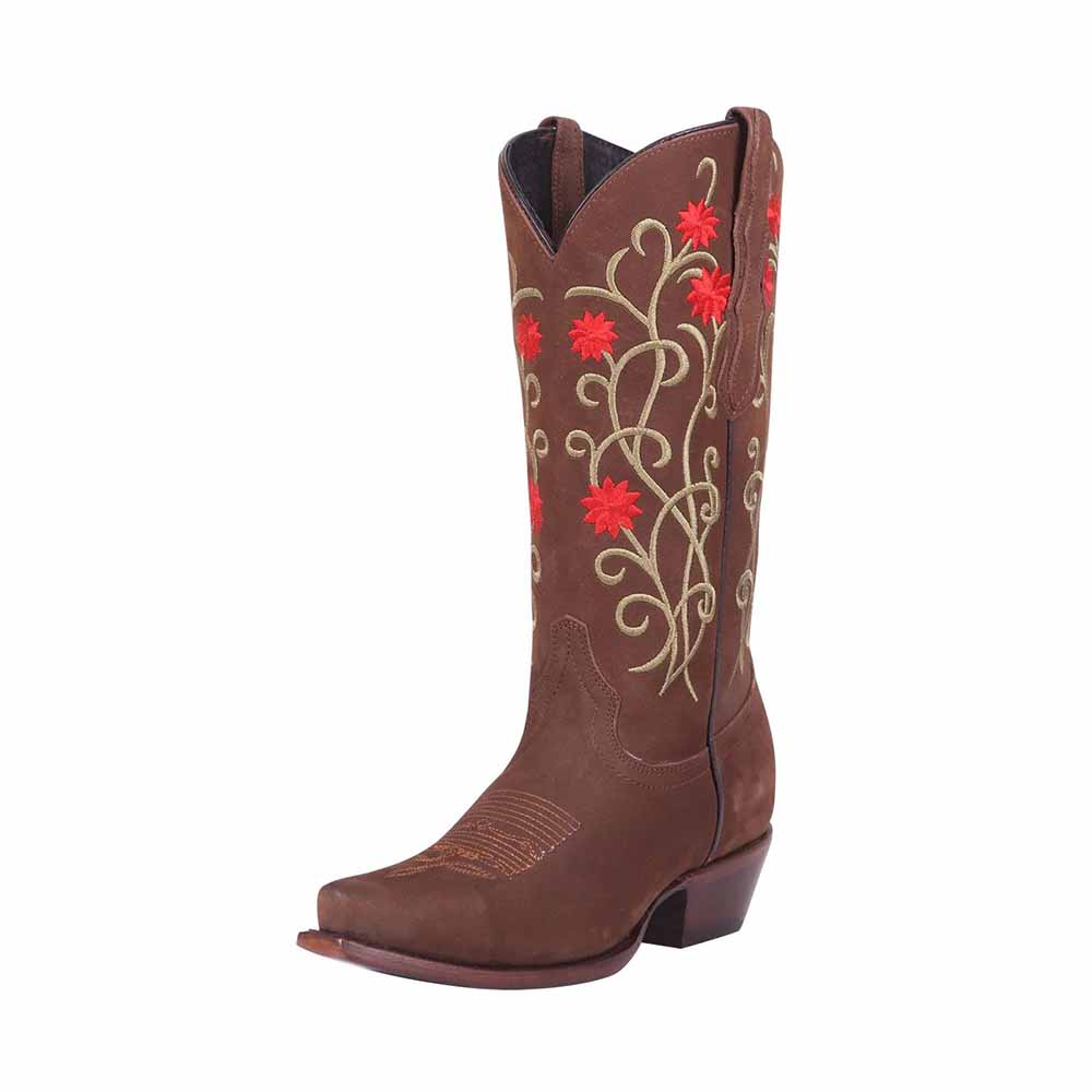 Women's Western Boots Cowgirl Pointed Toe Embroidered Boots