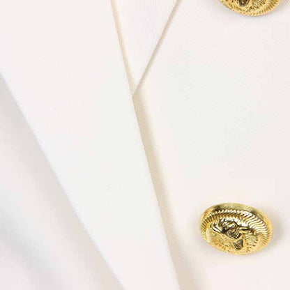 Women's Spring Blazer Double Breasted Tailored Blazer