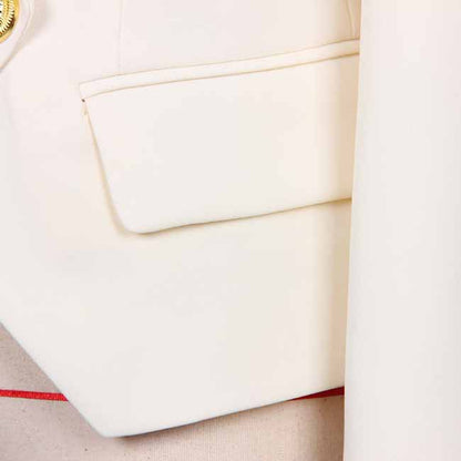 Women's Spring Blazer Double Breasted Tailored Blazer