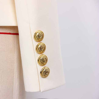 Women's Spring Blazer Double Breasted Tailored Blazer