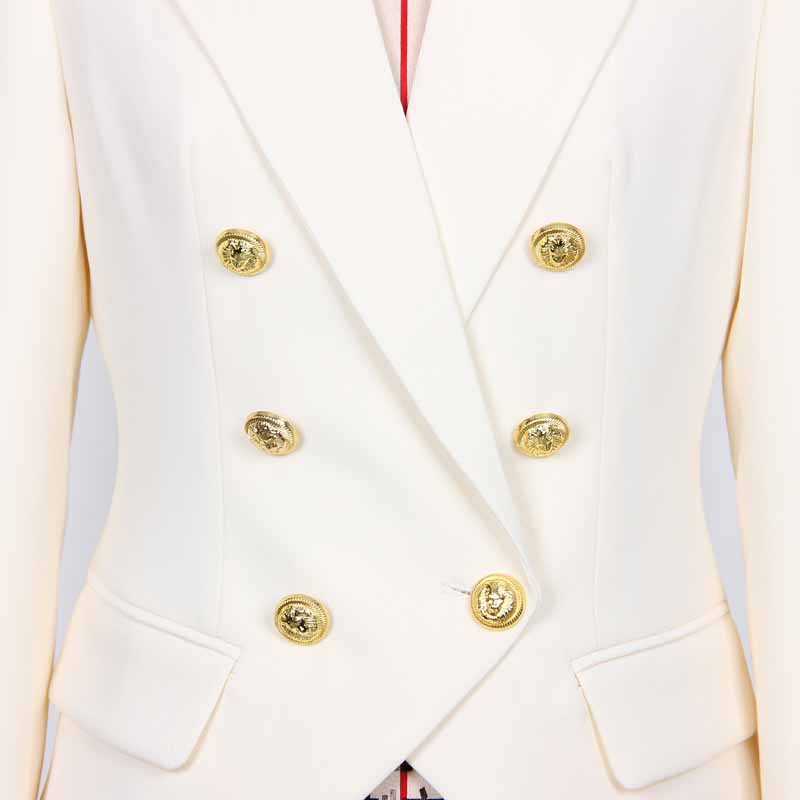 Women's Spring Blazer Double Breasted Tailored Blazer