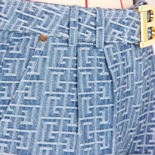 Women's Belted Soft Denim Pants