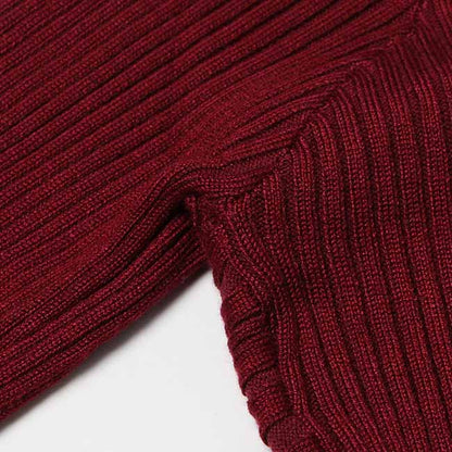 Pleated Turtle-neck Tight-fitting Bodycon Dress