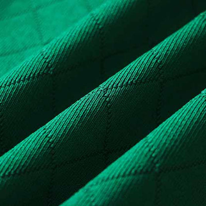 Women's long sleeve knitted minidress zipper elegant dress