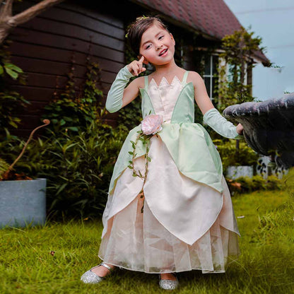 Little Girl Cosplay Princess Dress Gala Prom Halloween Gown