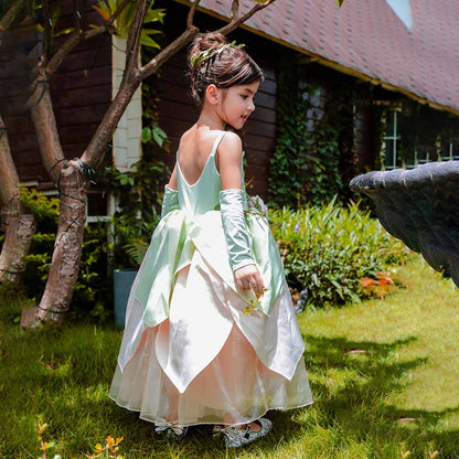 Little Girl Cosplay Princess Dress Gala Prom Halloween Gown