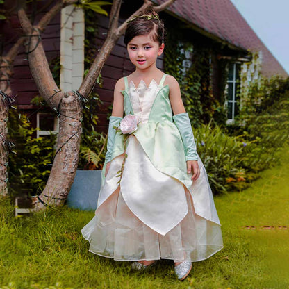 Little Girl Cosplay Princess Dress Gala Prom Halloween Gown