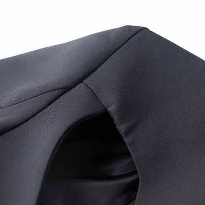 Women's Long Sleeve Lapel Backless Hollow Out Blazer