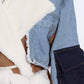 Womens Winter Warm Jean Jacket Stand Collar Wool Liner Denim Outerwear