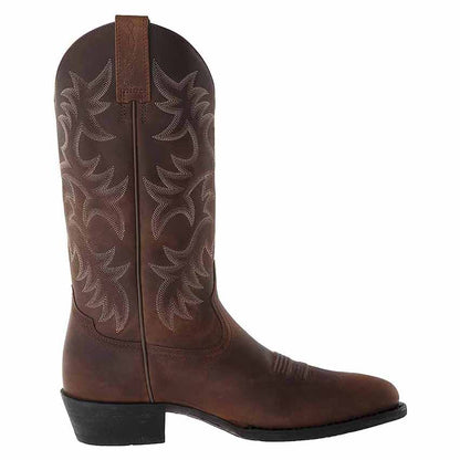 Western Cowboy Boots Wide Calf Pointed Toe Embroidered Boot