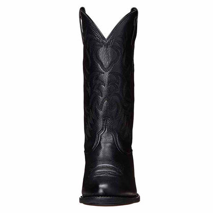 Western Cowboy Boots Wide Calf Pointed Toe Embroidered Boot
