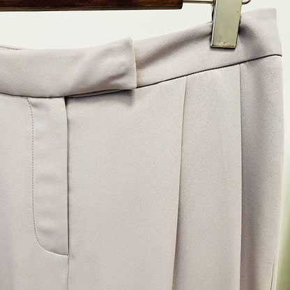 Women's 2 Piece Suit Contrast Suit Trousers Set long sleeve Blazer Pantsuits