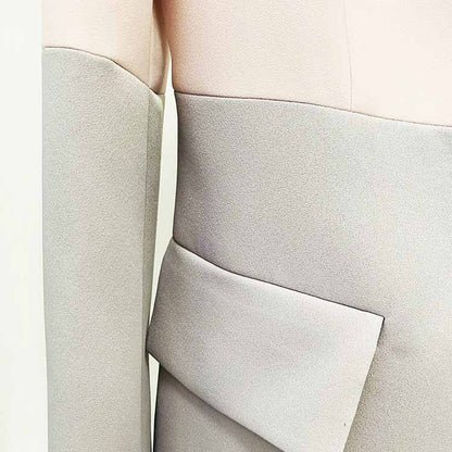 Women's 2 Piece Suit Contrast Suit Trousers Set long sleeve Blazer Pantsuits