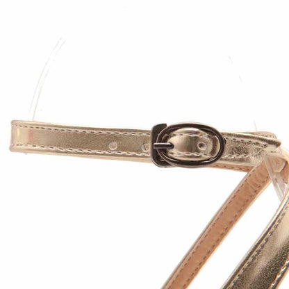 Women's Strappies Middle Heel Pump Prom Dress Sandals