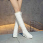 Women Winter Boots Thick Fleece Platform Warm Knee High Snow Boots