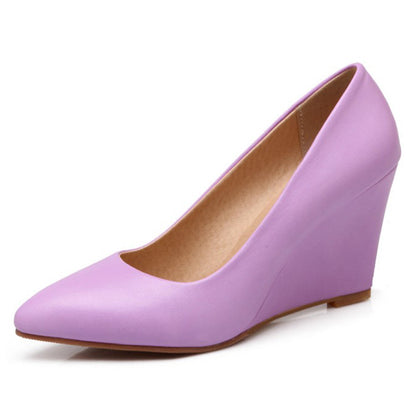 Womens Platform Wedges Shoes Middle Heels Small And Big Size Shoes