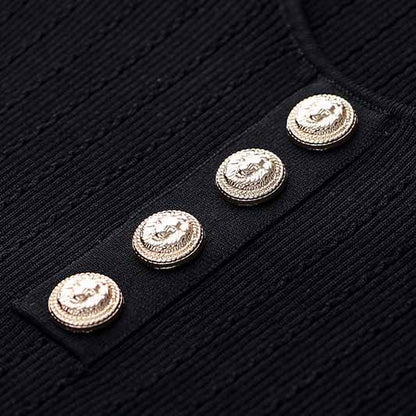 Women Ribbed Black Long Sleeve Bodysuit Tops One Piece Bodycon Jumpsuit