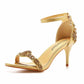 Womens Open Toe Ankle Strap High Heel Dress Party Pump Sandals