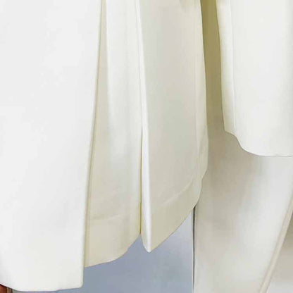 Women Long Sleeves Whit Blazer Pantsuits Two Piece Pants Suit