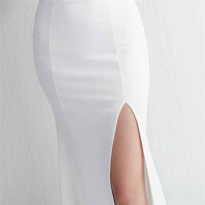 Women's Event Formal Dress Deep V Split Evening Cocktail Long Dress