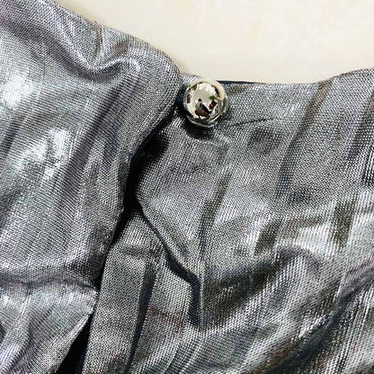 Women's BLING BLING Long Sleeves Ruched Club Party Mini Dresses