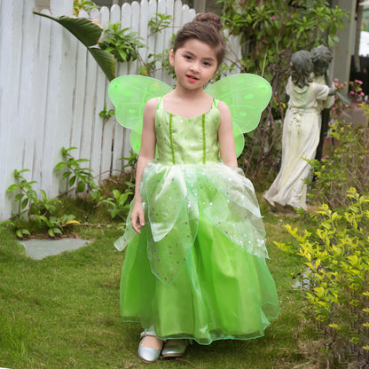 Little Girl Cosplay Princess Dress Gala Prom Fairies Gown