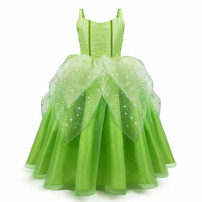 Little Girl Cosplay Princess Dress Gala Prom Fairies Gown