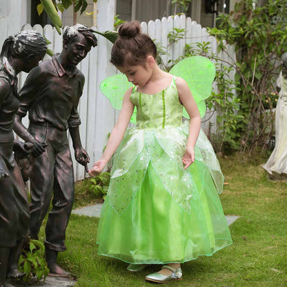 Little Girl Cosplay Princess Dress Gala Prom Fairies Gown