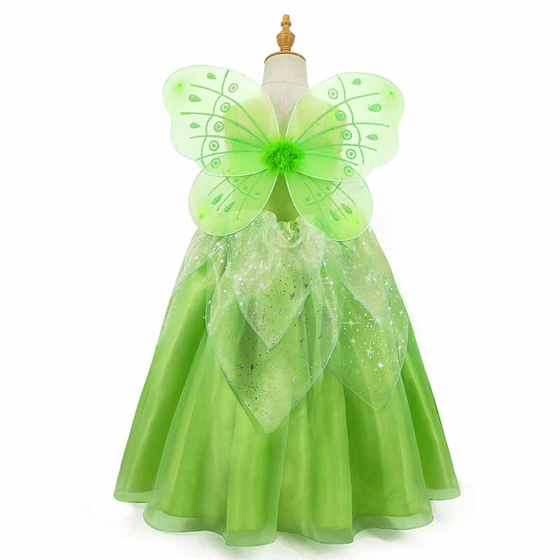 Little Girl Cosplay Princess Dress Gala Prom Fairies Gown