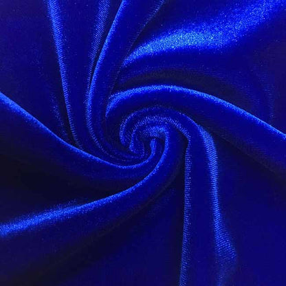 Women Royal Blue Velvet Blazer 2 Piece Suit + Wide Leg Pants suit