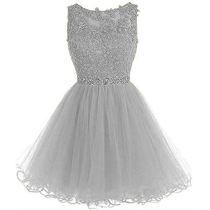 Women's Prom Dresses Short Homecoming Dress A Line Tulle Party Cocktail Gown